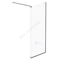 Стенка душевая Func 900х2000 мм прозрачное стекло алюминиевый профиль