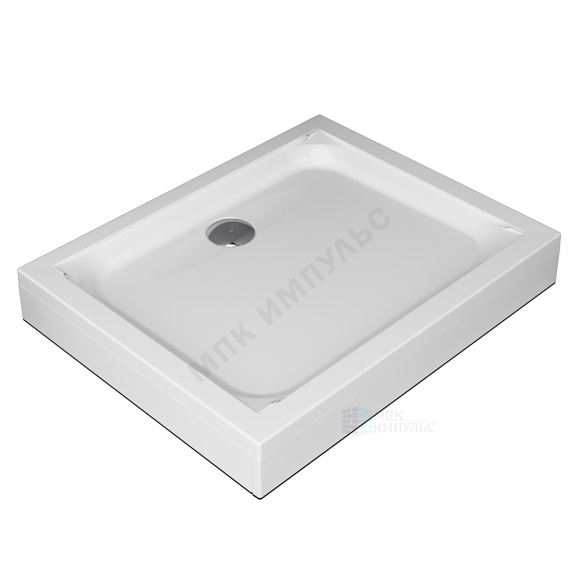 Поддон душевой акриловый прямоугольный Gem 1000х800х150 белый AM.PM W90T-404-100280W