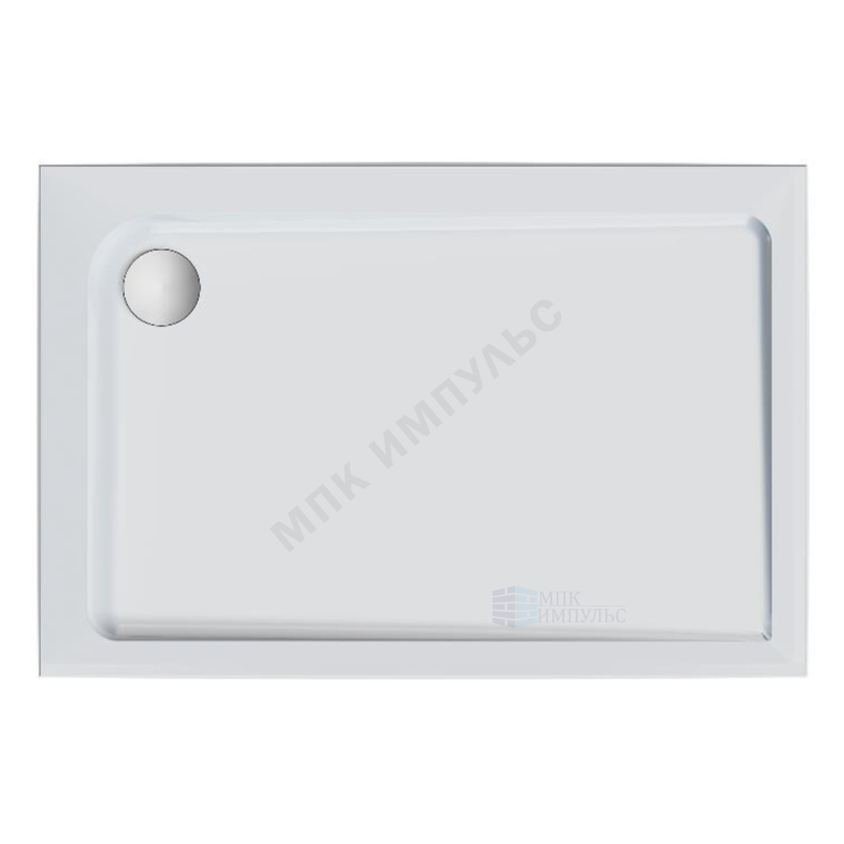 Поддон душевой акриловый прямоугольный Gem 1200х800х150 белый AM.PM W90T-404-12080W