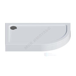 Поддон душевой акриловый четверть круга Like 1200х800х150 белый AM.PM W83T-302L120W