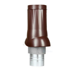 Выход вентиляционный D125/160 Brown пластик ERA VWO 125-160 Brown