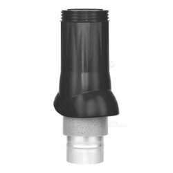 Выход вентиляционный D125/160 Black пластик ERA VWO 125-160 Black