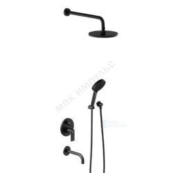 Система душевая черный Apollo Damixa 947510300