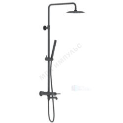 Система душевая с одноручным смесителем черный Scandinavian Pure Damixa 936740300