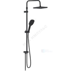 Система душевая без смесителя черный Merkur Damixa 940000300