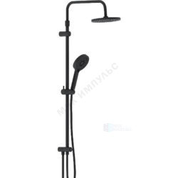 Система душевая без смесителя черный Apollo Damixa 947000300