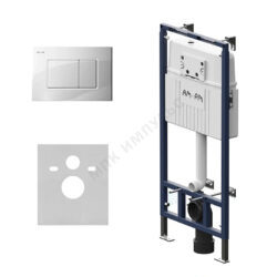 Инсталляция для подвесного унитаза с кнопкой смыва белая глянцевая MasterFit ProC S AM.PM I012710.0201