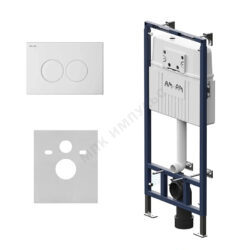 Инсталляция для подвесного унитаза с кнопкой смыва белая глянцевая MasterFit ProC L AM.PM I012710.0101