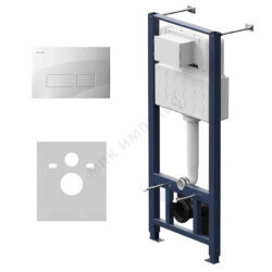 Инсталляция для подвесного унитаза с кнопкой смыва белая глянцевая Pro ProC S AM.PM I012704.7001