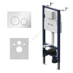 Инсталляция для подвесного унитаза с кнопкой смыва белая глянцевая PrimeFit PrimeFit L AM.PM I012709.0101