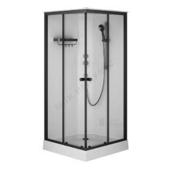 Кабина душевая X-Joy 900х900х2100 мм низкий поддон квадратная прозрачное стекло алюминиевый профиль