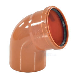 Отвод PP-B коричневый Дн 160х67,5гр б/нап в/к VALFEX 30107160