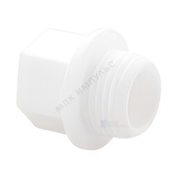 Заглушка (пробка) PP-R белая Дн 20х1/2" НР RTP (РосТурПласт) 10555
