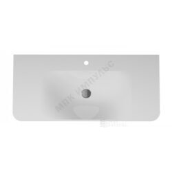 Умывальник мебельный Sensation 100 1 отверстие под смеситель по центру белый AM.PM M30WPC1001WG