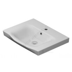 Умывальник мебельный Like 65 1 отверстие под смеситель по центру белый AM.PM M80WCC0652WG