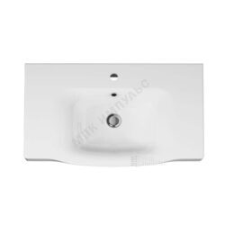 Умывальник мебельный Like 80 1 отверстие под смеситель по центру белый AM.PM M80WCC0802WG