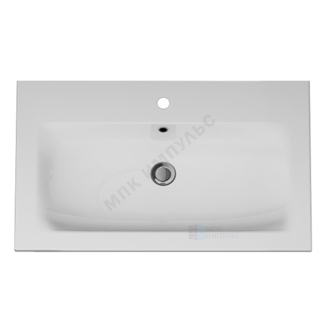 Умывальник мебельный Spirit V2.0 80 1 отверстие под смеситель по центру белый AM.PM M70AWCC0802WG