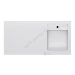 Умывальник подвесной над стиральной машиной X-Joy 120 1 отверстие под смеситель по центру белый AM.PM M85AWPR1201WG