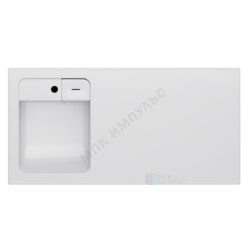 Умывальник подвесной над стиральной машиной X-Joy 120 1 отверстие под смеситель по центру белый AM.PM M85AWPL1201WG