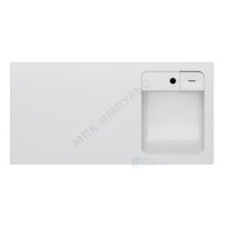 Умывальник подвесной над стиральной машиной X-Joy 100 1 отверстие под смеситель по центру белый AM.PM M85AWPR1001WG