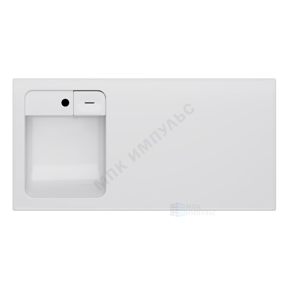 Умывальник подвесной над стиральной машиной X-Joy 100 1 отверстие под смеситель по центру белый AM.PM M85AWPL1001WG