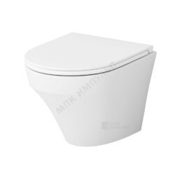 Унитаз подвесной горизонтальный выпуск с сиденьем дюропласт микролифт белый Inspire AM.PM C501700WH