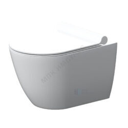 Унитаз подвесной горизонтальный выпуск с сиденьем дюропласт микролифт белый Apollo AM.PM DX22C1700SC