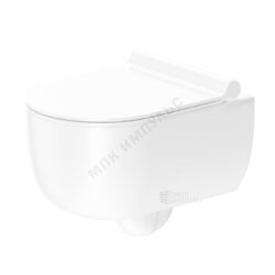 Унитаз подвесной горизонтальный выпуск с сиденьем дюропласт микролифт белый Scandinavian Pure AM.PM DX36C1701SC