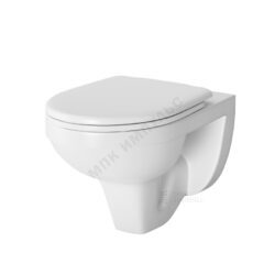 Унитаз подвесной горизонтальный выпуск с сиденьем дюропласт микролифт белый Jupiter AM.PM DX77C1738SC