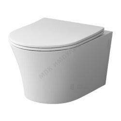 Унитаз подвесной горизонтальный выпуск с сиденьем дюропласт микролифт белый Skyline AM.PM DX35C1700SC