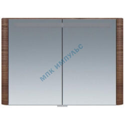 Шкаф зеркальный Sensation 100 орех с подсветкой AM.PM M30MCX1001NF