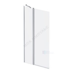 Стенка душевая для ванн Gem 140х80см поворотная с неподвижным элементом