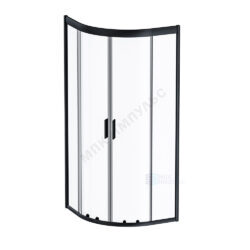 Ограждение душевое Gem 900х900х2000 мм без поддона прозрачное стекло алюминиевый профиль