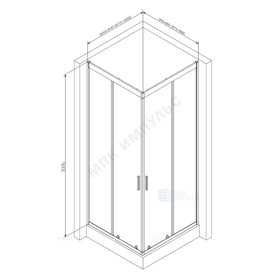 черный матовый AM.PM W90G-403-090BT