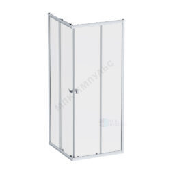 Ограждение душевое Sunny 1200х900х1900 мм без поддона прозрачное стекло алюминиевый профиль