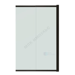 Шторка душевая BEN_801_BL_M 900х1500 мм матовое стекло алюминиевый профиль