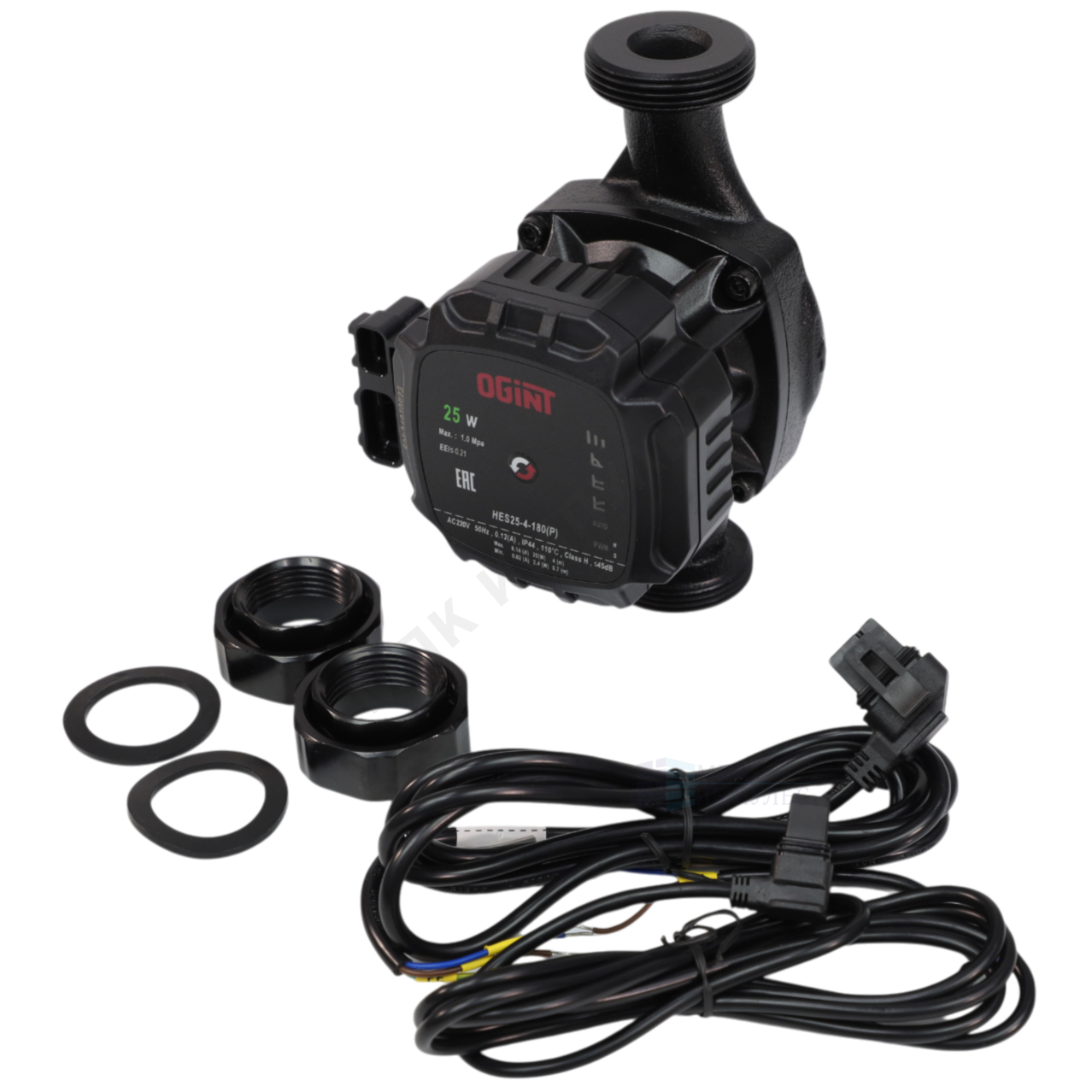 Насос циркуляционный с мокрым ротором HES25-4-180(P) PN10 1х220-240В/50 Гц Ogint — изображение 7