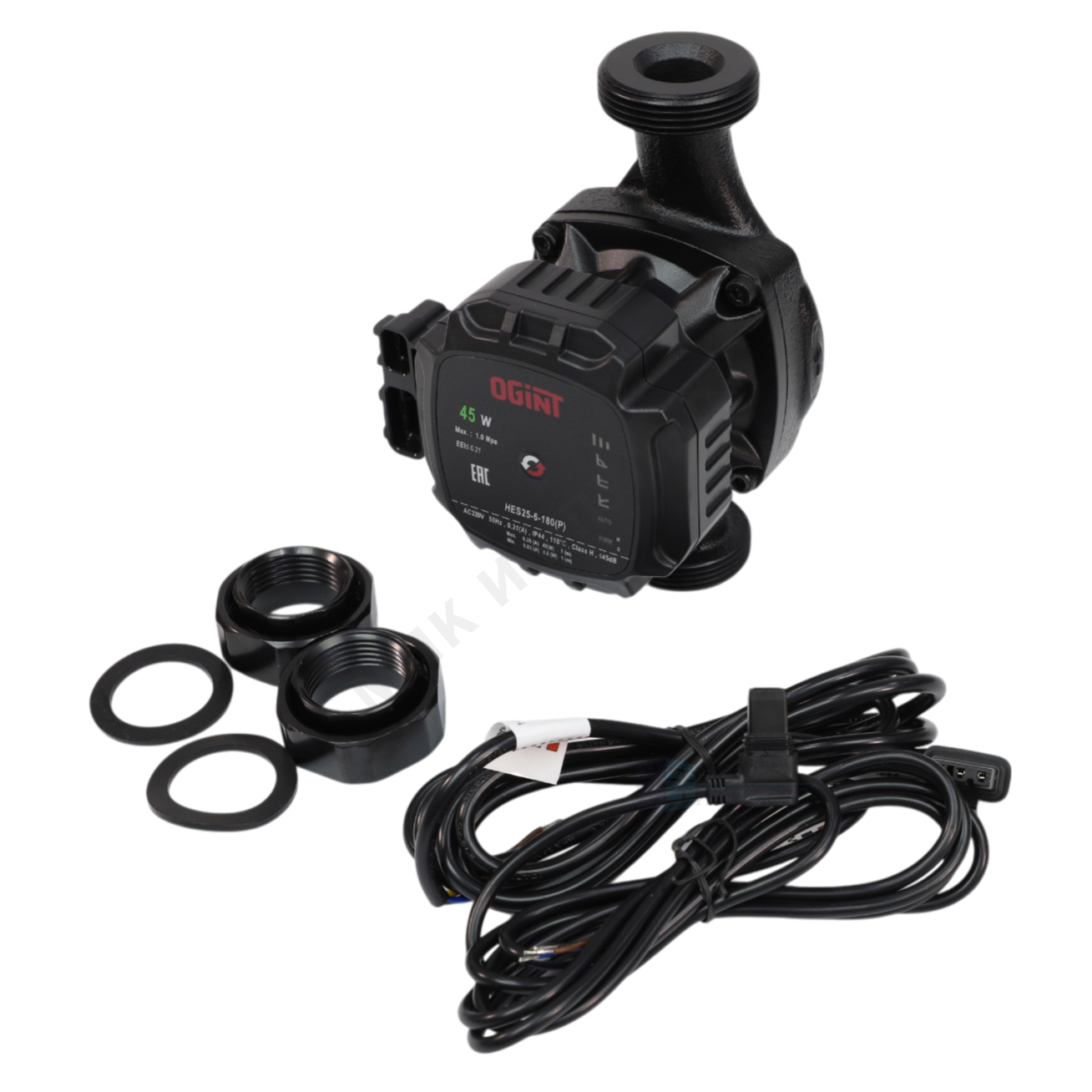 Насос циркуляционный с мокрым ротором HES25-6-180(P) PN10 1х220-240В/50 Гц Ogint — изображение 7