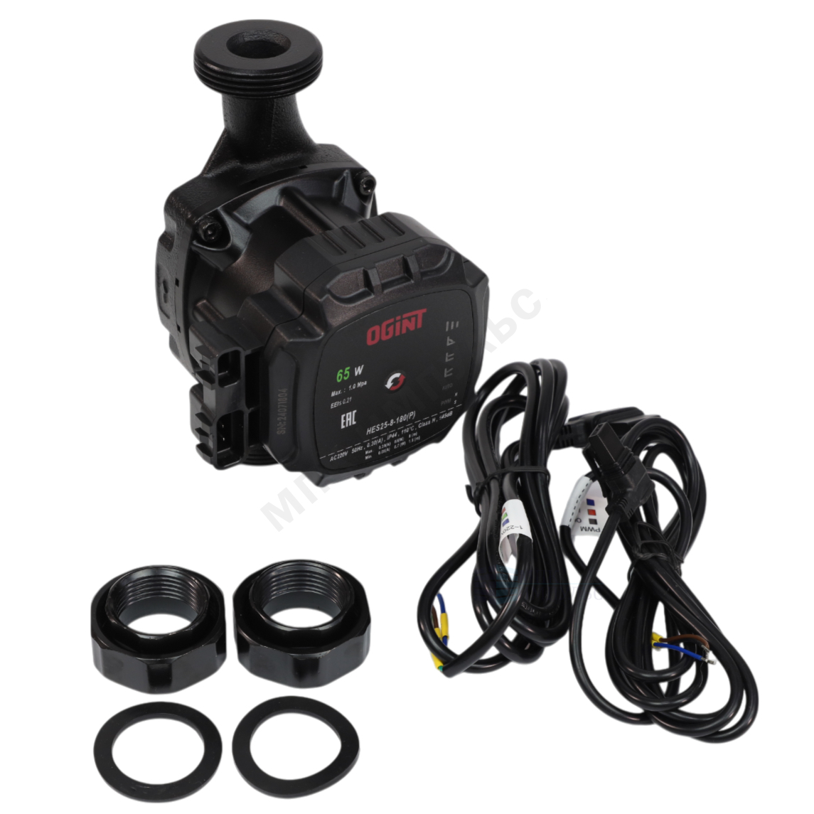 Насос циркуляционный с мокрым ротором HES25-8-180(P) PN10 1х220-240В/50 Гц Ogint — изображение 6