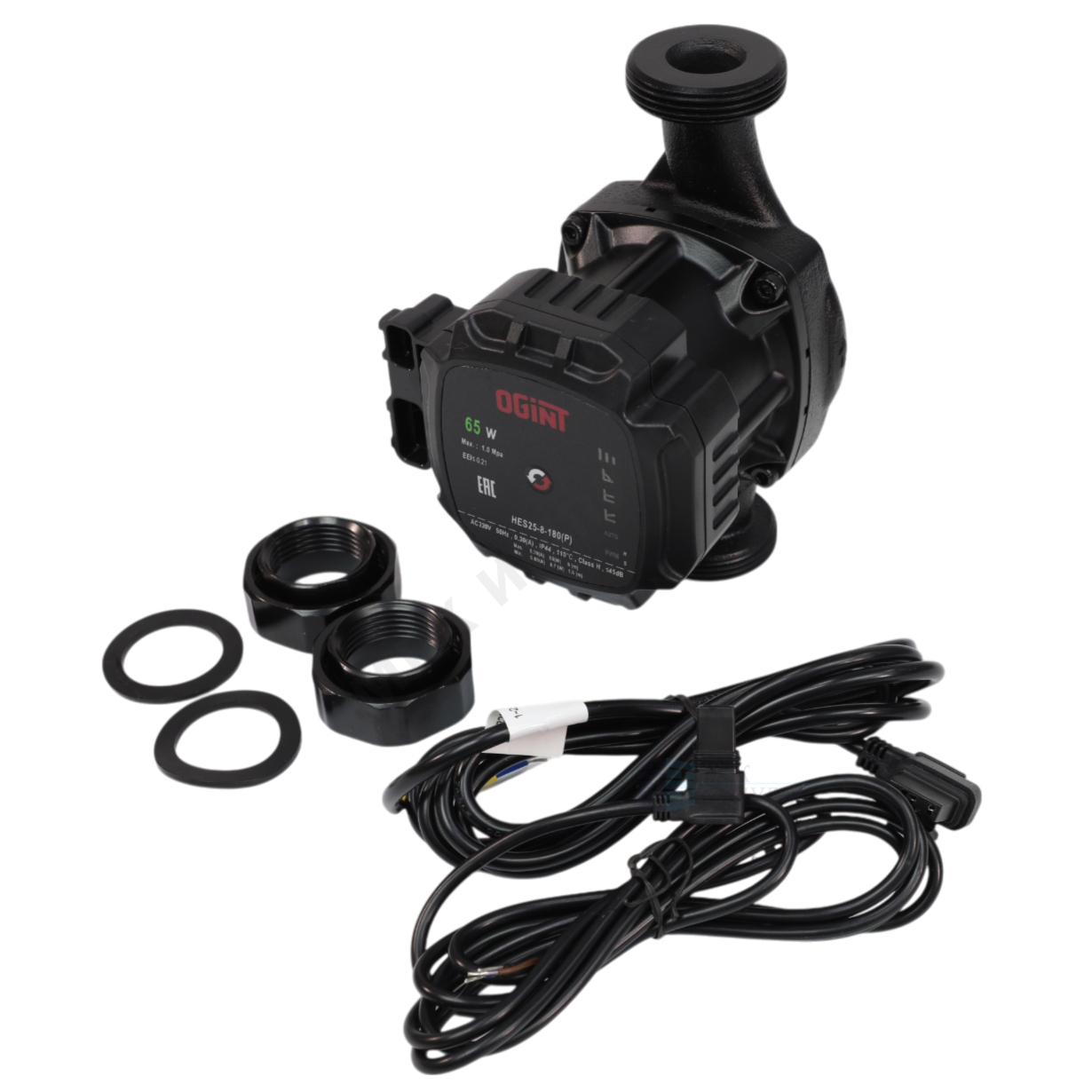 Насос циркуляционный с мокрым ротором HES25-8-180(P) PN10 1х220-240В/50 Гц Ogint — изображение 7