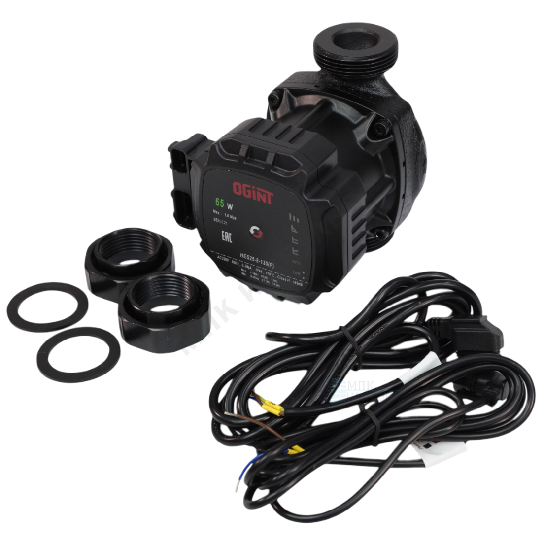 Насос циркуляционный с мокрым ротором HES25-8-130(P) PN10 1х220-240В/50 Гц Ogint — изображение 7