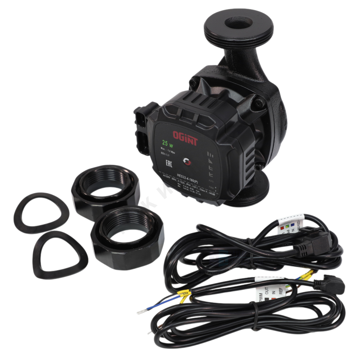 Насос циркуляционный с мокрым ротором HES32-4-180(P) PN10 1х220-240В/50 Гц Ogint — изображение 7
