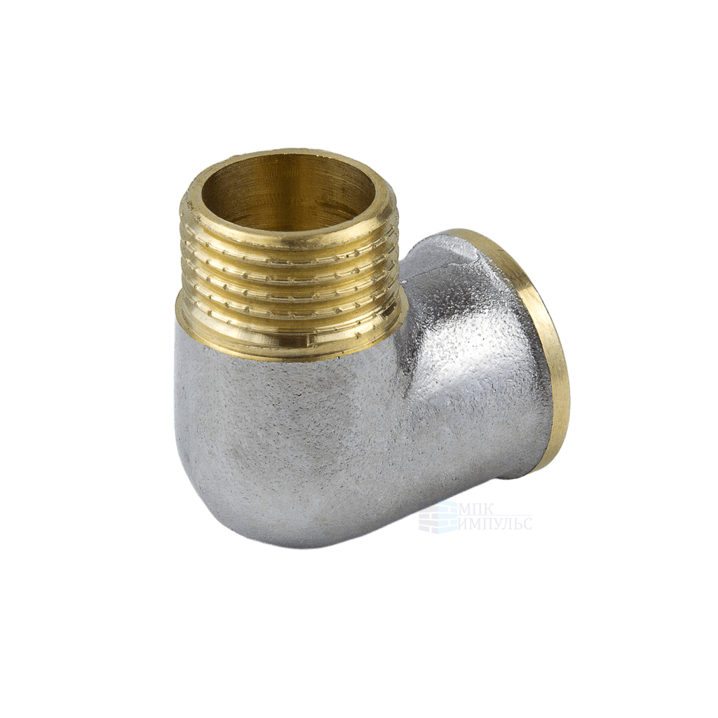 Угольник латунь никель Ду 15 (1/2") ВР/НР 9002 ГОСТ 32585-2013 Aquasfera 9002-01 — изображение 14