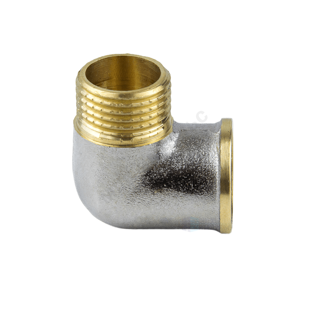 Угольник латунь никель Ду 15 (1/2") ВР/НР 9002 ГОСТ 32585-2013 Aquasfera 9002-01 — изображение 15