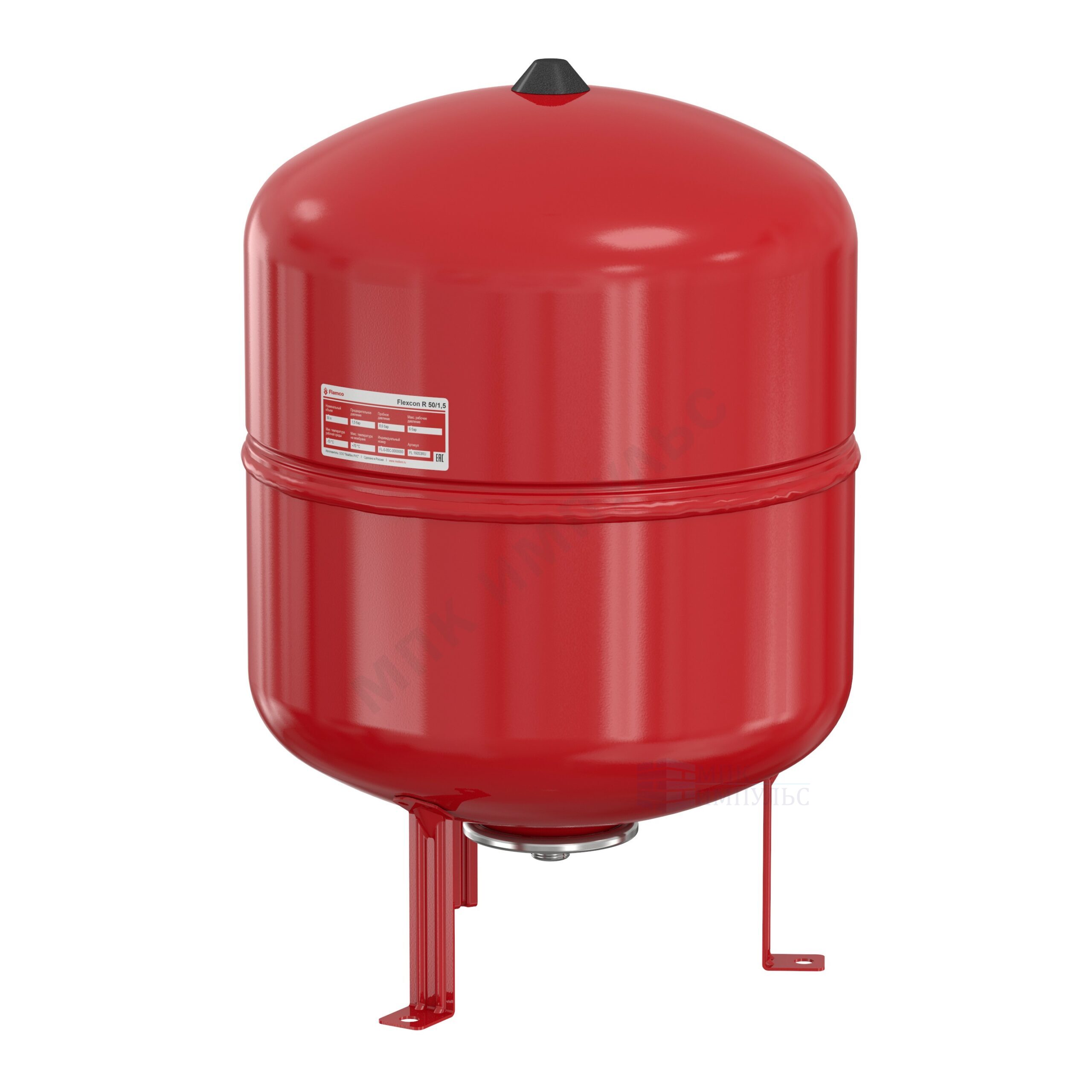 Бак расширительный мембранный для отопления 425 л 6 бар 1" НР Flexcon R Flamco 16423RU — изображение 3