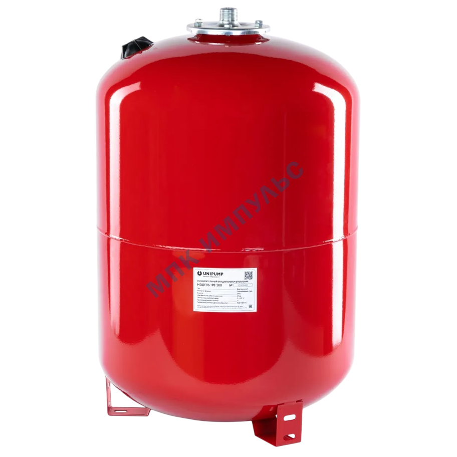 Бак расширительный мембранный для отопления 100 л 8 бар 1" РВ Unipump 30971