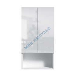 Шкаф навесной, над стиральной машиной с дверками и открытой полкой X-Joy 50 белый глянец AM.PM M85CHX05021WG