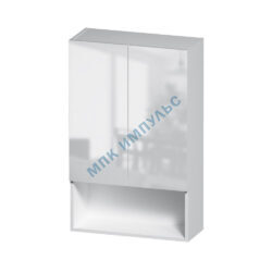 Шкаф навесной, над стиральной машиной с дверками и открытой полкой X-Joy 60 белый глянец AM.PM M85CHX06021WG