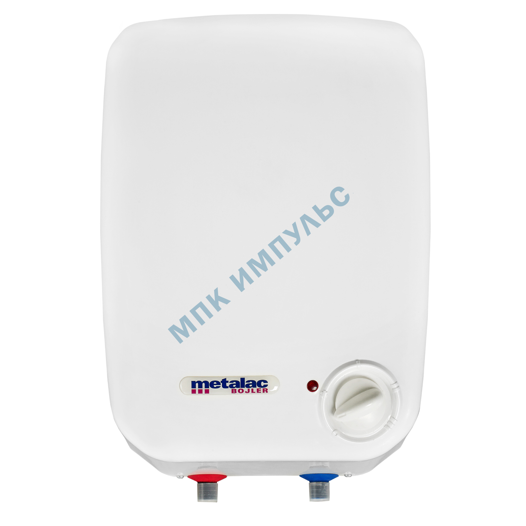 Водонагреватель электрический накопительный 8 л 1,5 кВт COMPACT INOX A 8 R над раковиной Metalac Bojler 185922