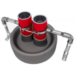 Фиксатор двойной 2х40 Flexalen FV-RCLAMP2/40